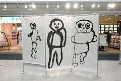 そごう横浜店で等身大肖像画アート展を開催